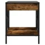 Mesa de centro con Infinity LED roble ahumado 40x40x49 cm by , Coffee table - Ref: Foro24-847694, Price: 64,25 €, Discount: %