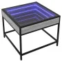 Mitteltisch mit Infinity LED in Grau Sonoma 50x50x41 cm von , Couchtisch - Ref: Foro24-847680, Preis: 69,30 €, Rabatt: %