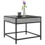 Mesa de centro con Infinity LED gris Sonoma 50x50x41 cm by , Coffee table - Ref: Foro24-847680, Price: 69,31 €, Discount: %