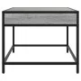 Mesa de centro con Infinity LED gris Sonoma 50x50x41 cm by , Coffee table - Ref: Foro24-847680, Price: 69,31 €, Discount: %