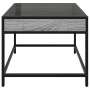 Mesa de centro con Infinity LED gris Sonoma 50x50x41 cm by , Coffee table - Ref: Foro24-847680, Price: 70,18 €, Discount: %