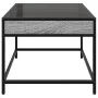 Mesa de centro con Infinity LED gris Sonoma 50x50x41 cm by , Coffee table - Ref: Foro24-847680, Price: 69,31 €, Discount: %