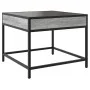 Mesa de centro con Infinity LED gris Sonoma 50x50x41 cm by , Coffee table - Ref: Foro24-847680, Price: 69,31 €, Discount: %