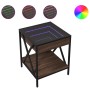 Couchtisch mit Infinity LED in Eichenbraun 40x40x49 cm von , Couchtisch - Ref: Foro24-847696, Preis: 68,59 €, Rabatt: %