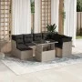 Set de sofás de jardín 8 pzas y cojines ratán sintético gris by , Garden sets - Ref: Foro24-3266762, Price: 592,45 €, Discoun...