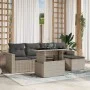 Set de sofás de jardín 6 pzas y cojines ratán sintético gris de , Conjuntos de jardín - Ref: Foro24-3267242, Precio: 434,21 €...