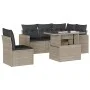 Set de sofás de jardín 6 pzas y cojines ratán sintético gris by , Garden sets - Ref: Foro24-3267282, Price: 470,35 €, Discoun...