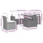Set de sofás de jardín 6 pzas y cojines ratán sintético gris by , Garden sets - Ref: Foro24-3267282, Price: 470,35 €, Discoun...