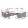 Set sofás jardín 10 pzas con cojines ratán sintético gris claro von , Gartensets - Ref: Foro24-3267512, Preis: 707,21 €, Raba...