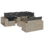 Set de sofás de jardín 11 pzas y cojines ratán sintético gris by , Garden sets - Ref: Foro24-3274585, Price: 715,00 €, Discou...