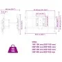Soporte pared TV pantalla 37''-80'' Max VESA 600x400 mm 40 kg by , Monitor and TV stands - Ref: Foro24-379573, Price: 45,47 €...