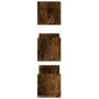 Wandregale 3 Stück aus geräucherter Eichen-Ingenieurholz 58x18x18cm. von , Regale und Regale - Ref: Foro24-853285, Preis: 31,...