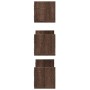 Estantes pared 3 uds madera ingeniería marrón roble 58x18x18cm by , Shelves and shelves - Ref: Foro24-853287, Price: 28,19 €,...