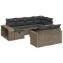 Set de sofás de jardín 11 pzas y cojines ratán sintético gris by , Garden sets - Ref: Foro24-3266252, Price: 668,50 €, Discou...