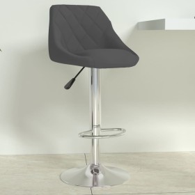 Dunkelgraues Samt-Küchenhocker von , Küchenhocker - Ref: Foro24-335295, Preis: 78,14 €, Rabatt: %