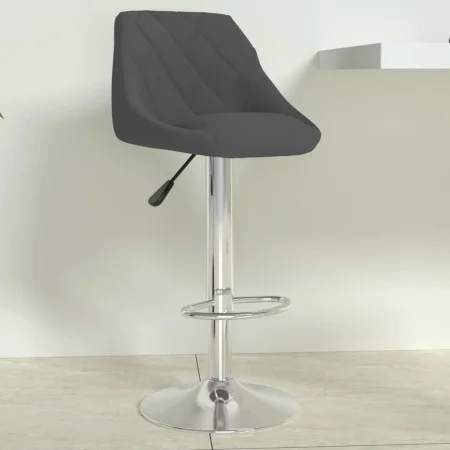 Dark gray velvet kitchen stool by , Kitchen stools - Ref: Foro24-335295, Price: 78,14 €, Discount: %