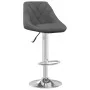 Dunkelgraues Samt-Küchenhocker von , Küchenhocker - Ref: Foro24-335295, Preis: 76,99 €, Rabatt: %