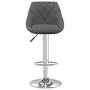 Dunkelgraues Samt-Küchenhocker von , Küchenhocker - Ref: Foro24-335295, Preis: 76,99 €, Rabatt: %