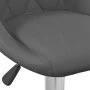 Dunkelgraues Samt-Küchenhocker von , Küchenhocker - Ref: Foro24-335295, Preis: 76,99 €, Rabatt: %