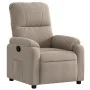 Taupe-grauer Mikrofaserstoff-Sessel mit Liegefunktion. von , Sessel - Ref: Foro24-373449, Preis: 251,55 €, Rabatt: %