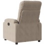 Taupe-grauer Mikrofaserstoff-Sessel mit Liegefunktion. von , Sessel - Ref: Foro24-373449, Preis: 253,66 €, Rabatt: %