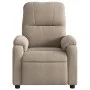 Taupe-grauer Mikrofaserstoff-Sessel mit Liegefunktion. von , Sessel - Ref: Foro24-373449, Preis: 251,55 €, Rabatt: %