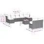 Set of 10-piece garden sofas with light gray synthetic rattan cushions by , Garden sets - Ref: Foro24-3218282, Price: 622,64 ...