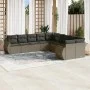 Set sofás jardín 10 pzas con cojines ratán sintético gris claro de , Conjuntos de jardín - Ref: Foro24-3254249, Precio: 726,5...