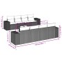 Gartenmöbel-Set 9-teilig mit Kissen aus hellem grauem Kunst-Rattan. von , Gartensets - Ref: Foro24-3254689, Preis: 640,91 €, ...