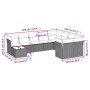 Set sofás jardín 10 pzas con cojines ratán sintético gris claro de , Conjuntos de jardín - Ref: Foro24-3218192, Precio: 639,40 €