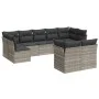 Garden furniture set 9 pieces and light gray synthetic rattan cushions by , Garden sets - Ref: Foro24-3218152, Price: 624,08 ...