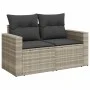 Set of 10-piece garden sofas with light gray synthetic rattan cushions by , Garden sets - Ref: Foro24-3219502, Price: 683,83 ...