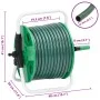 Green PVC hose reel 30 m by , Garden hose holder - Ref: Foro24-3281508, Price: 52,80 €, Discount: %