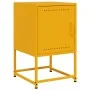 Yellow mustard steel bedside table 36x39x60.5 cm by , Nightstands - Ref: Foro24-846452, Price: 56,70 €, Discount: %