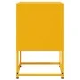 Yellow mustard steel bedside table 36x39x60.5 cm by , Nightstands - Ref: Foro24-846452, Price: 56,70 €, Discount: %