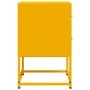 Mesitas de noche 2 uds acero amarillo mostaza 36x39x60,5 cm de , Mesitas de noche - Ref: Foro24-846465, Precio: 93,33 €, Desc...