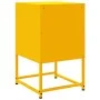 Mesitas de noche 2 uds acero amarillo mostaza 36x39x60,5 cm de , Mesitas de noche - Ref: Foro24-846465, Precio: 93,33 €, Desc...
