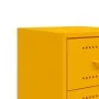 Mesitas de noche 2 uds acero amarillo mostaza 36x39x60,5 cm de , Mesitas de noche - Ref: Foro24-846465, Precio: 93,33 €, Desc...