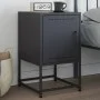 Mesita de noche acero gris antracita 36x39x60,5 cm de , Mesitas de noche - Ref: Foro24-846450, Precio: 40,84 €, Descuento: %