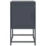 Bedside table in anthracite gray steel, 36x39x60.5 cm by , Nightstands - Ref: Foro24-846450, Price: 40,84 €, Discount: %