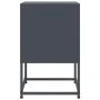 Mesita de noche acero gris antracita 36x39x60,5 cm de , Mesitas de noche - Ref: Foro24-846450, Precio: 40,84 €, Descuento: %