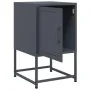 Mesita de noche acero gris antracita 36x39x60,5 cm de , Mesitas de noche - Ref: Foro24-846450, Precio: 40,84 €, Descuento: %