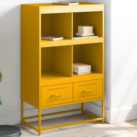 Kaltgewalzter Stahlschrank in Gelb 68,5x39x111,5 cm von , Sideboards - Ref: Foro24-846605, Preis: 134,44 €, Rabatt: %