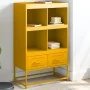 Cold-rolled steel sideboard in yellow, 68.5x39x111.5 cm by , Sideboards - Ref: Foro24-846605, Price: 132,70 €, Discount: %