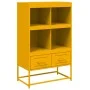 Cold-rolled steel sideboard in yellow, 68.5x39x111.5 cm by , Sideboards - Ref: Foro24-846605, Price: 132,70 €, Discount: %