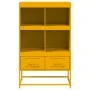 Cold-rolled steel sideboard in yellow, 68.5x39x111.5 cm by , Sideboards - Ref: Foro24-846605, Price: 132,70 €, Discount: %
