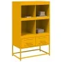Cold-rolled steel sideboard in yellow, 68.5x39x111.5 cm by , Sideboards - Ref: Foro24-846605, Price: 132,70 €, Discount: %