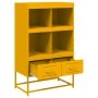 Cold-rolled steel sideboard in yellow, 68.5x39x111.5 cm by , Sideboards - Ref: Foro24-846605, Price: 132,70 €, Discount: %