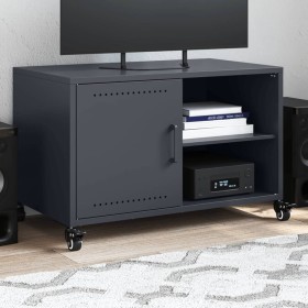 Mueble para TV acero laminado en frío antracita 68x39x43,5 cm de , Muebles TV - Ref: Foro24-846670, Precio: 66,19 €, Descuent...