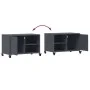 TV-Möbel aus kaltgewalztem Stahl in Anthrazit 68x39x43,5 cm von , TV-Möbel - Ref: Foro24-846670, Preis: 65,45 €, Rabatt: %